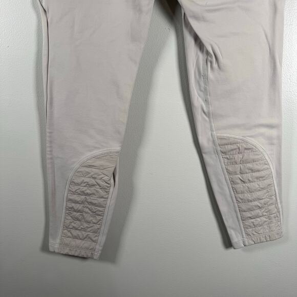 Athleta Womens Ivory Stretch High Rise Pull On Zipper Pockets Skinny Pant Size S - Picture 7 of 11